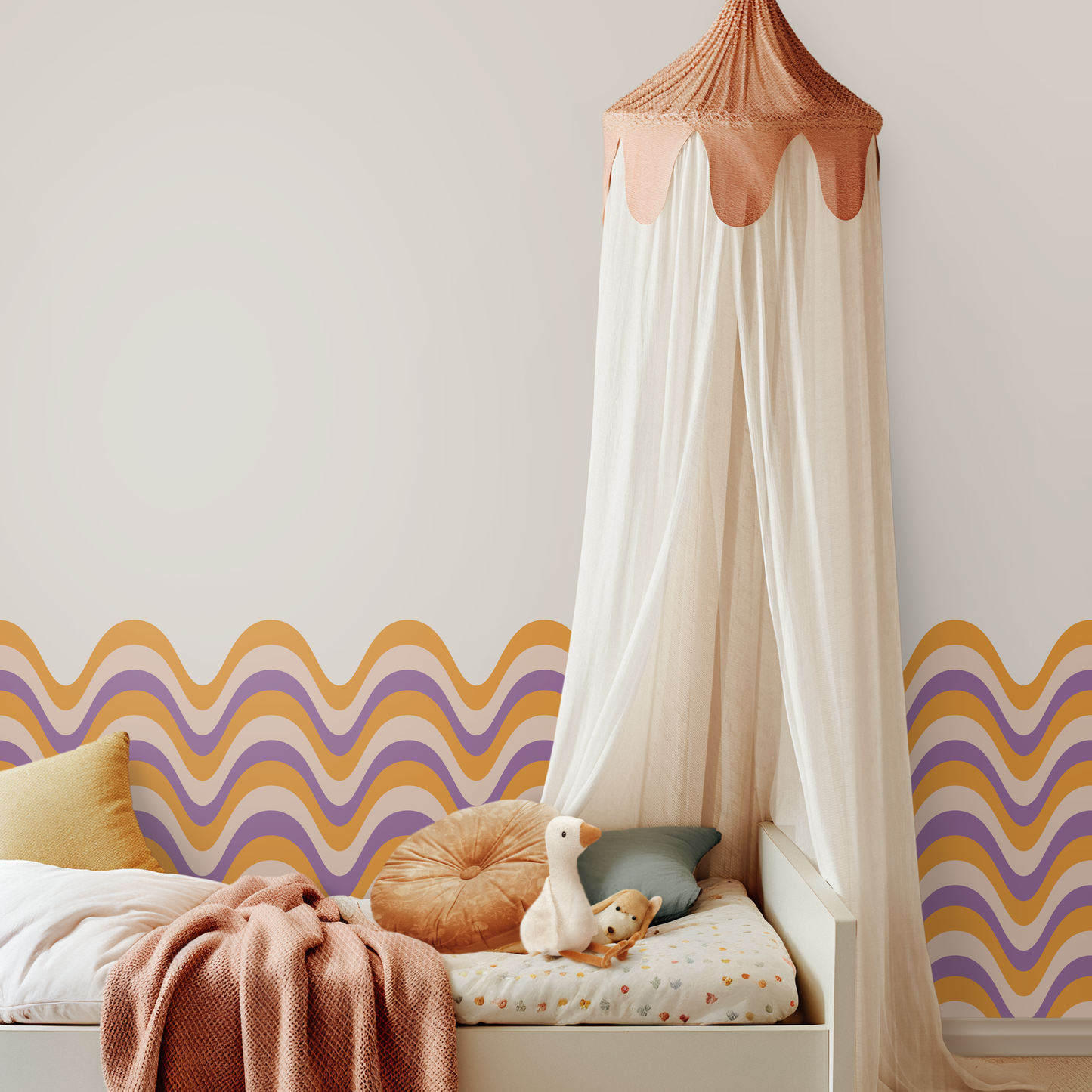 Groovey Wall Sticker - Orange