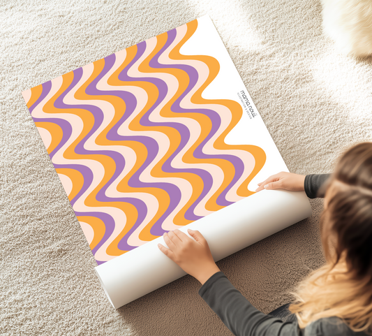 Groovey Wall Sticker - Orange