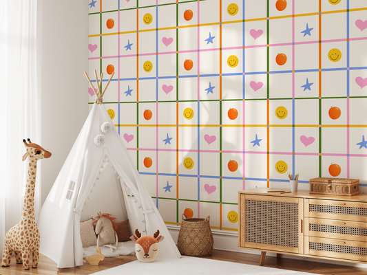 Happy Wall Wallpaper