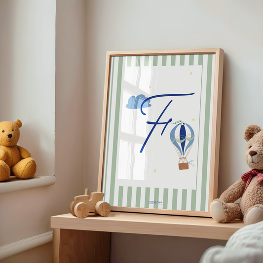 Hot Air Balloon Print
