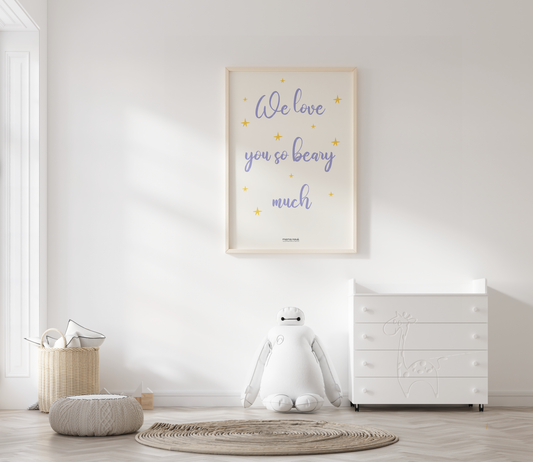 We Love You So Beary Much - Purple