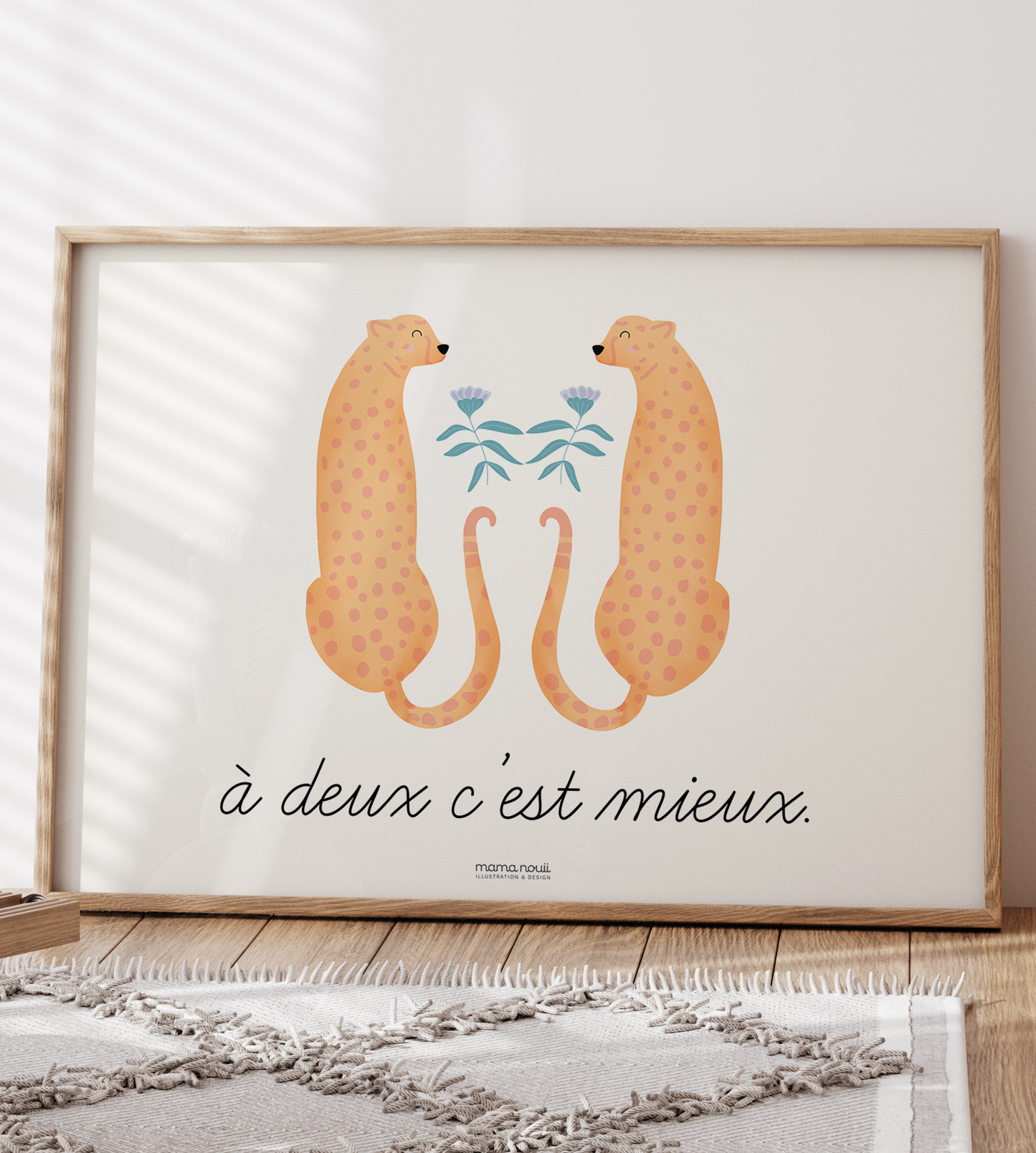 Twin Leopards Print