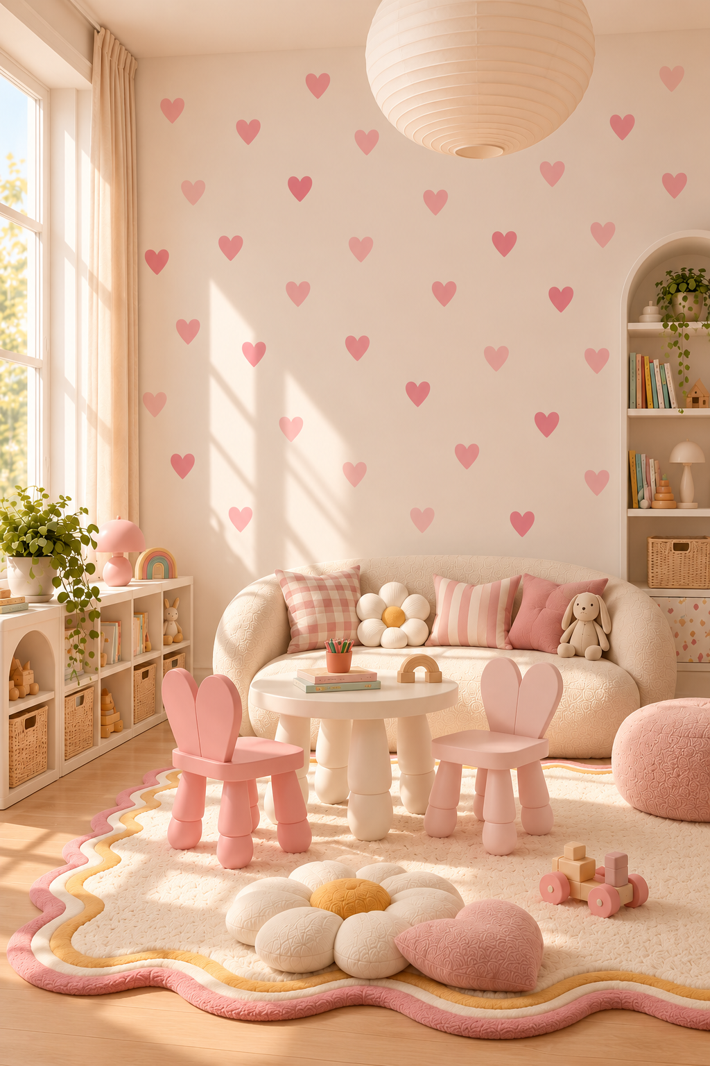 Candy Hearts Wall Stickers