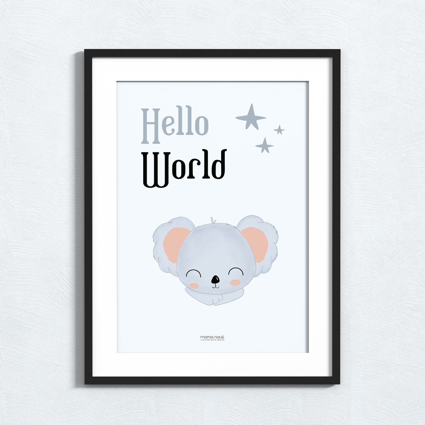 Hello World Koala Print