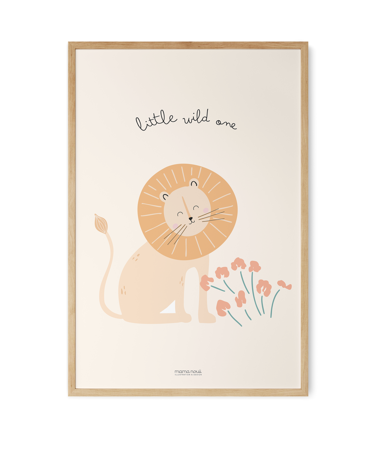 Little Wild Lion Print
