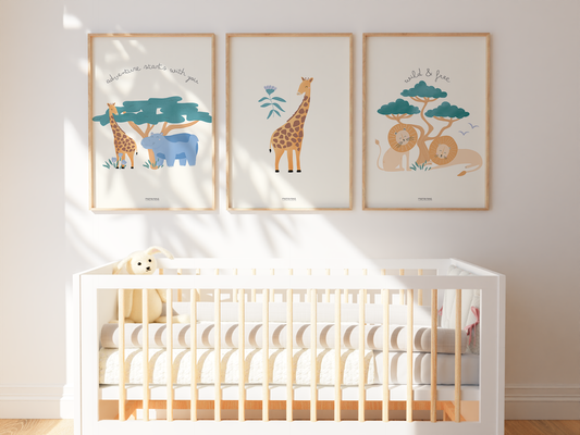Soft & Sweet Giraffe Print