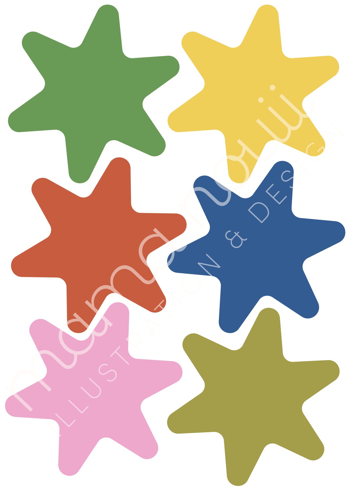 Sunny Stars Wall Stickers