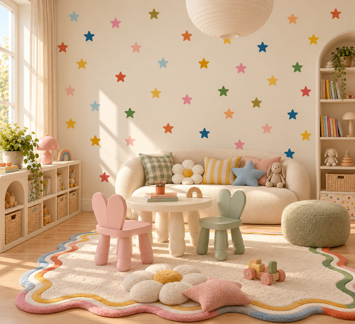 Sunny Stars Wall Stickers