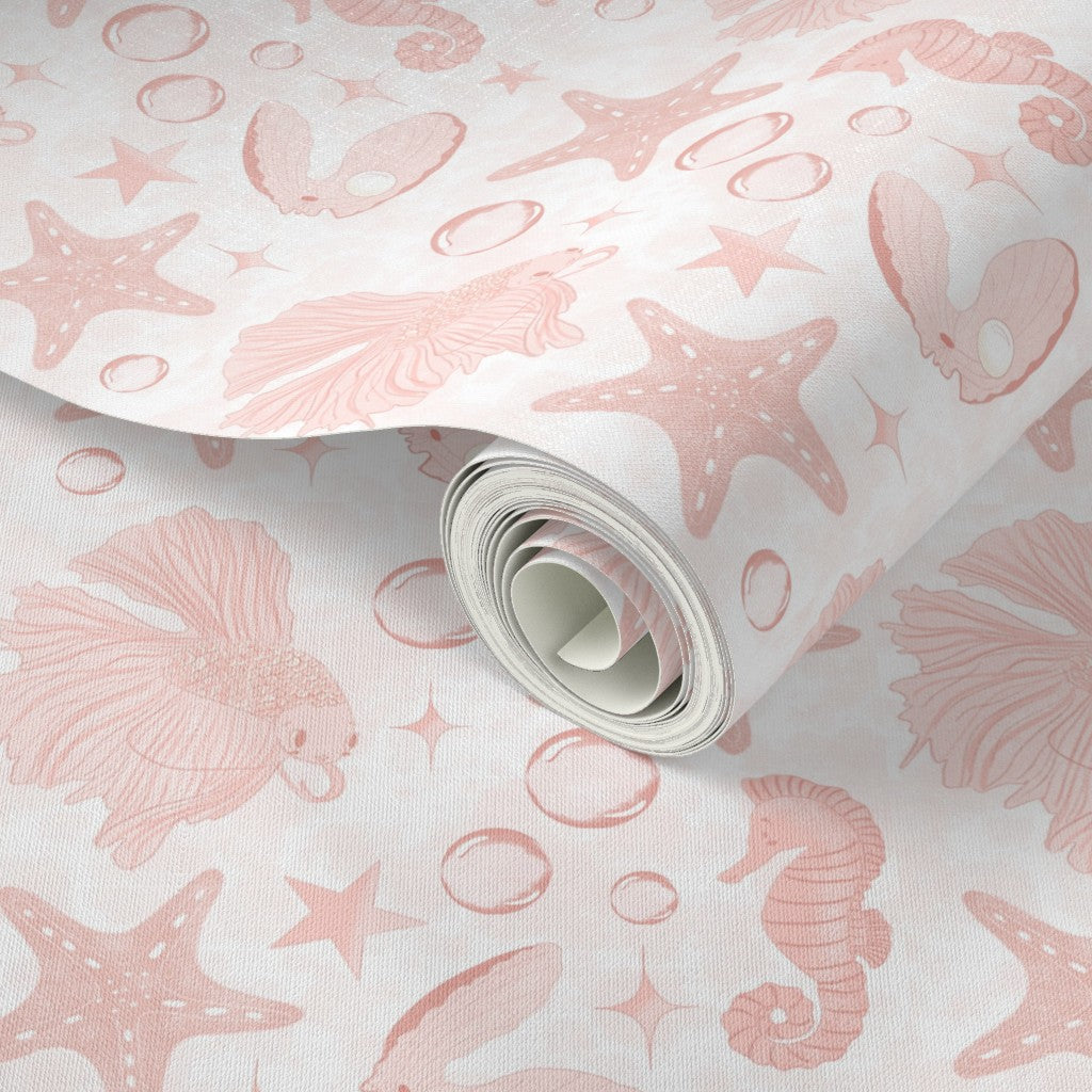 Fancy Seaworld Wallpaper - Pink