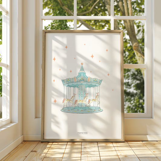 Dreamy Carousel Blue
